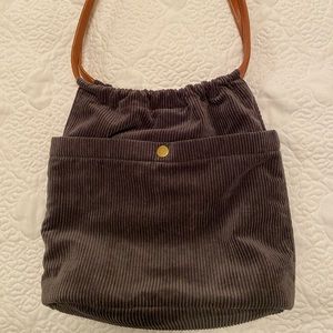 COPY - Bucket bag in corduroy fabric